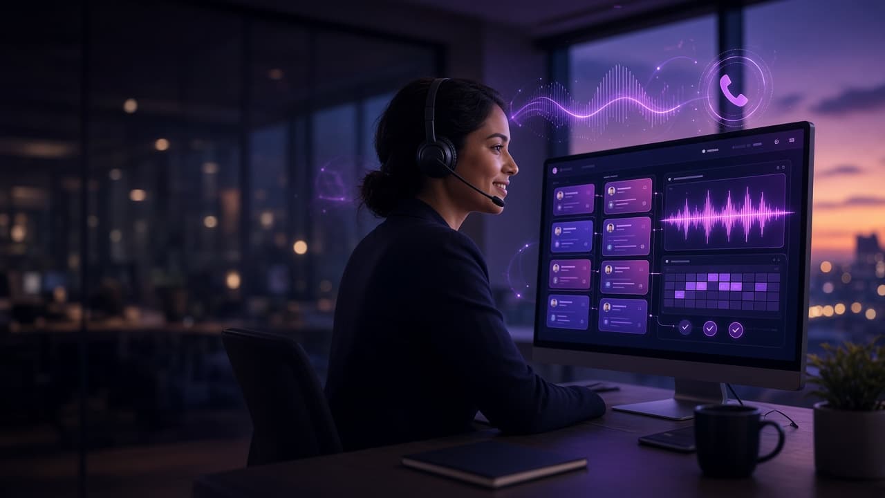Sales professional on a live AI-assisted call with the SalesSutra pipeline dashboard